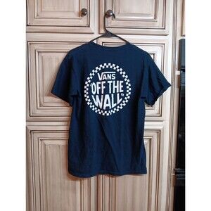 Vans Off The Wall Blue‎ Shirt - Size Medium